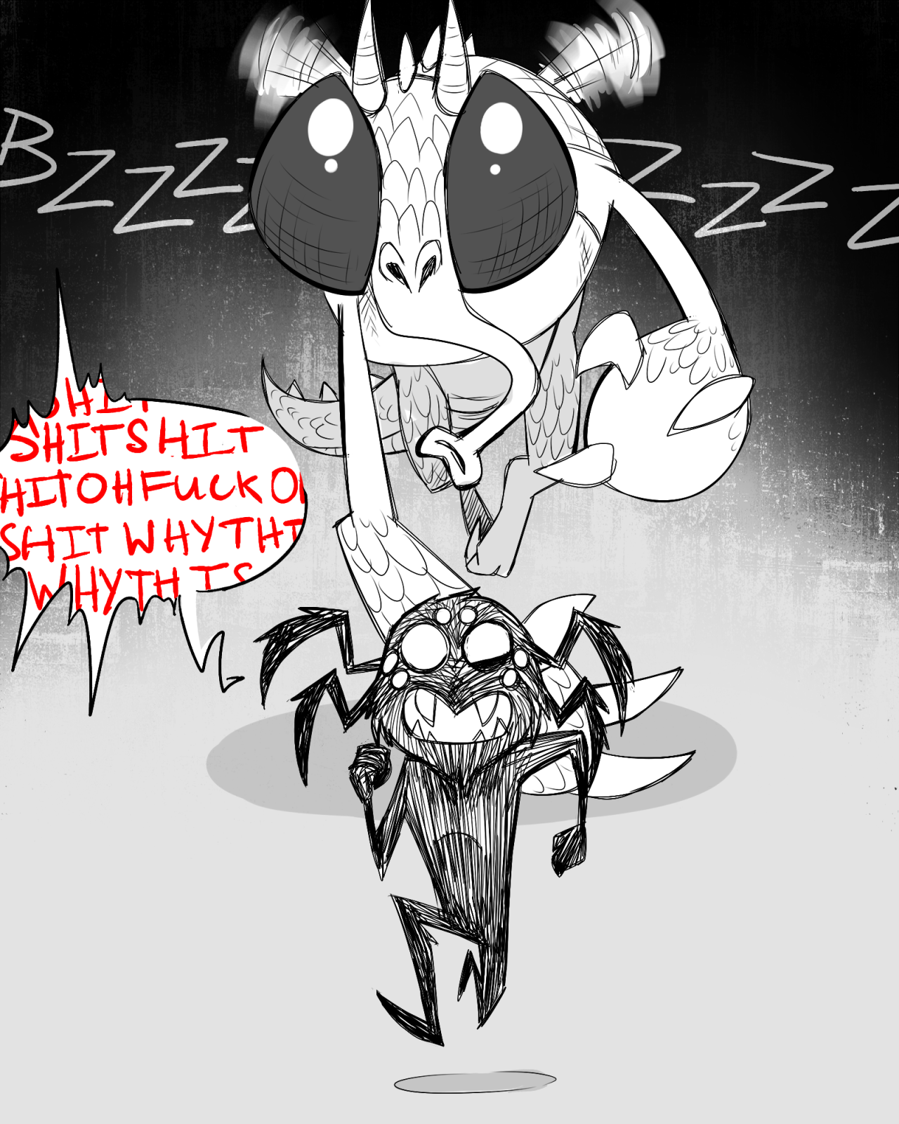 cityswinger:  the sagaIT WAS DAY SIX, DRAGONFLY. WHY. FUCK YOU, YOU GIGANTIC FLAMING