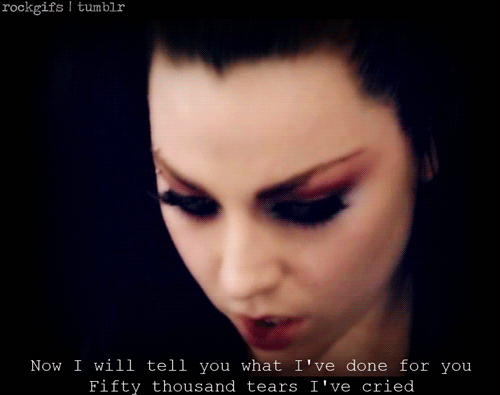 loki-has-a-tardis:  Evanescence - Amy Lee Without the mask, where will you hide?