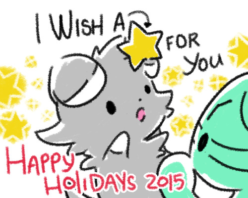 fa-magikal:I wish a star for you.For my twitter/tumblr friends. I draw my fav friends this year but 