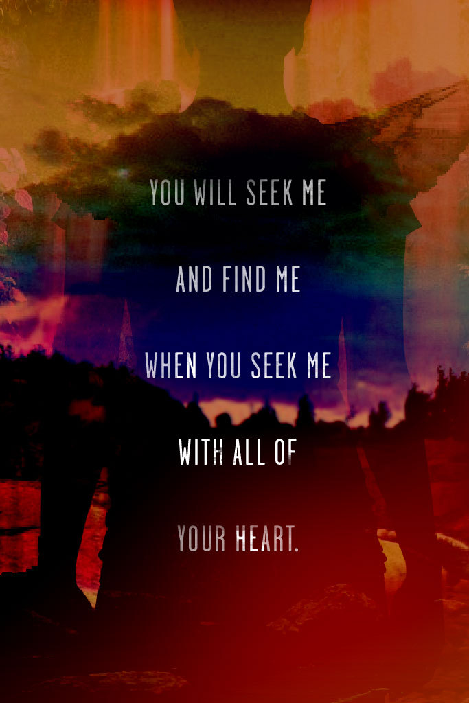 hype-ography:  Jeremiah 29:13 