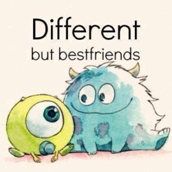 I love my friends because of our differences.