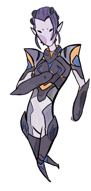 soottea:OKAMI THEMED VOLTRON SKETCHIES!! (GALRA EDITION