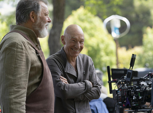 shallowthinkersunite:Star Trek Picard BTS