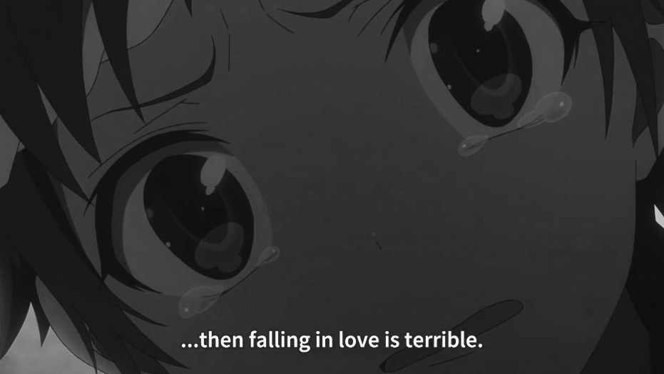 love-shoujo-caps:   &ldquo;… then falling in love is terrible.&rdquo; 