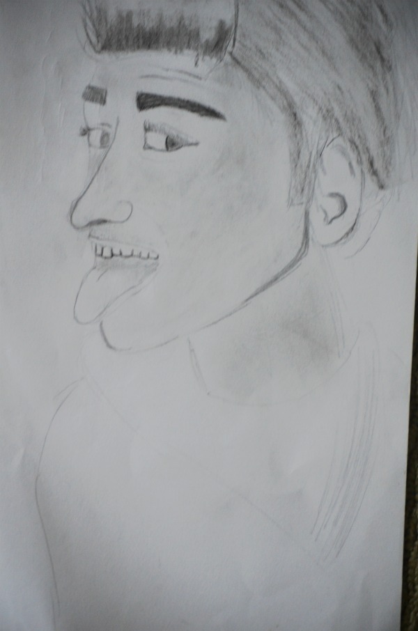 bad drawings of niall horan