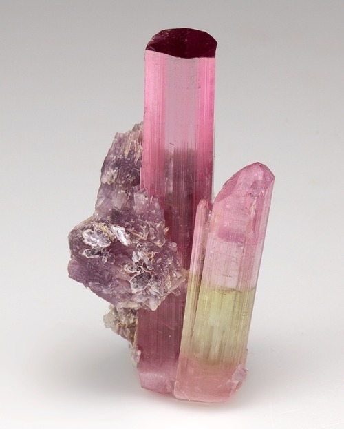 Elbaite with Lepidolite - Himalaya Mine, San Diego Co., California