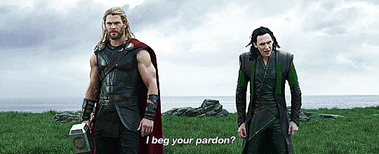 redscharlach:  lokiilaufeyson:  Loki being shockingly polite. Bonus (Loki being polite