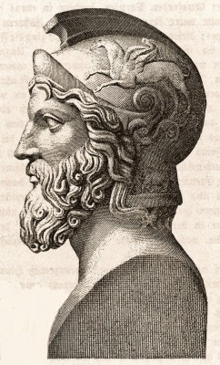 hadrian6:  Bust of Miltiades.    antique