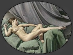 artbeautypaintings:  Reclining - Anthony J. Ryder