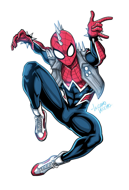 Spider-PunkSpider-PunkFor Topps Marvel Collect digital trading cards game#SpiderPunk #SpiderMan #Spi