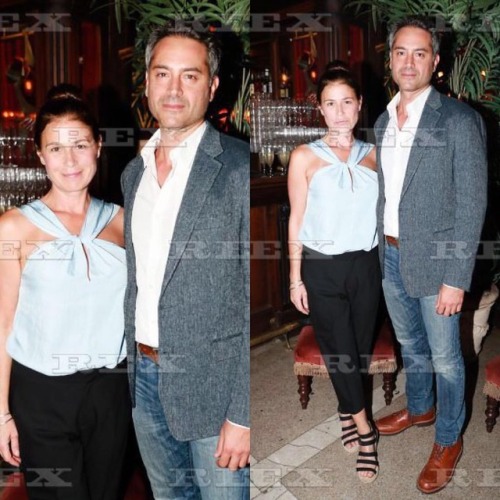 #MauraTierney &amp; @omarmetwally at the Party for the 2nd Anniversary of Lenny in partnership w