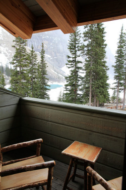 bluepueblo:  Balcony, Banff, Alberta, Canada