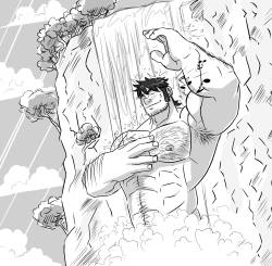 leomon32:Paul Bunyan taking a shower, yeah