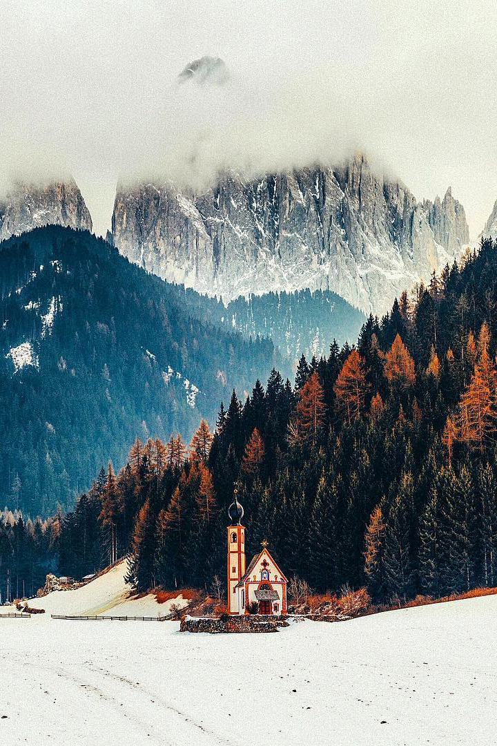 lsleofskye:St. Johann Church | Dolomites, Italy