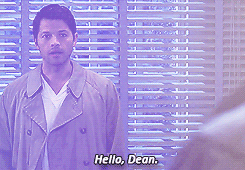 storywingstiel:  Castiel + “Hello, Dean” 