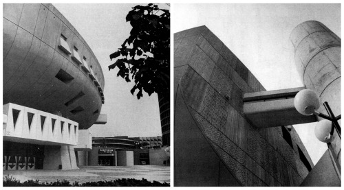 elarafritzenwalden:Auditorium Maurice-RavelLyon, France; 1972-75 Henry Pottier, Charles Delfante,J