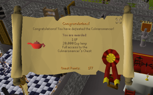 OSRS: Recipe for Disaster done, transferred a bit of money over too, because it’s sitting on R