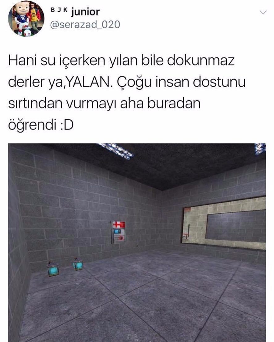 Hani su içerken yılan bile...