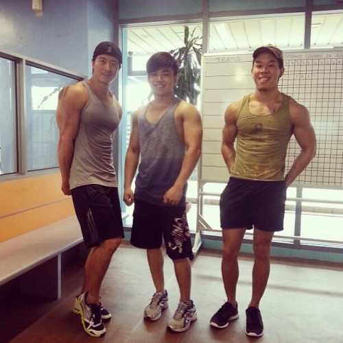 Gym bros. when all else fail, gym makes me happy. Good to be back after a few days&rsquo; rest p