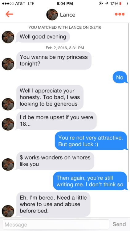 sassysugarnyc:  sassysugarnyc:  brownshhugar:  sassysugarnyc:  I’m visiting a girlfriend and happened to match with this guy :) can’t search him right now but can’t wait till I get home later tonight  Boosttttt  Can’t find anything on this dumass.