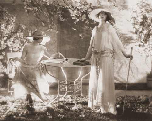 Unpublished Fashion Study for Vogue, Baron Adolph De Meyer 1919 