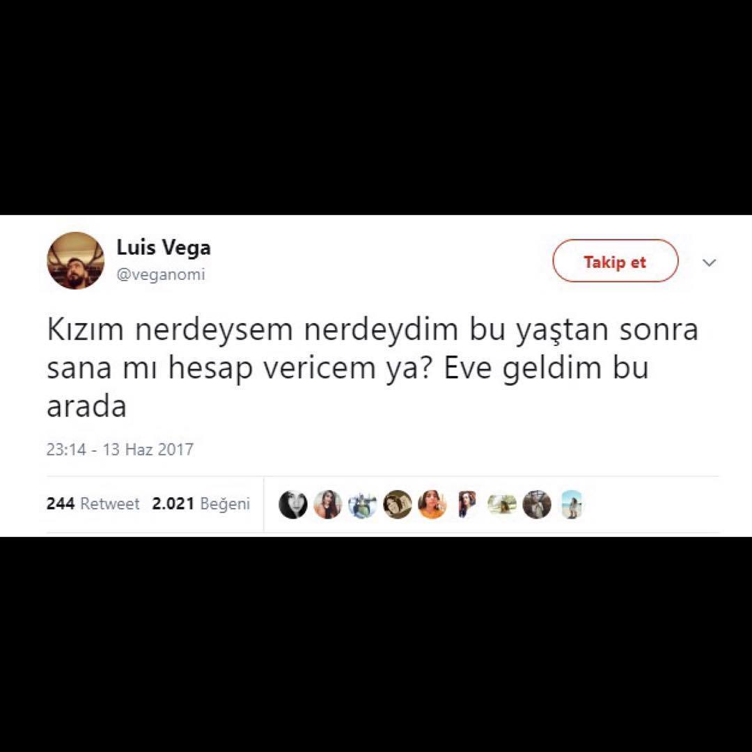 Kızım nerdeysem nerdeyim...