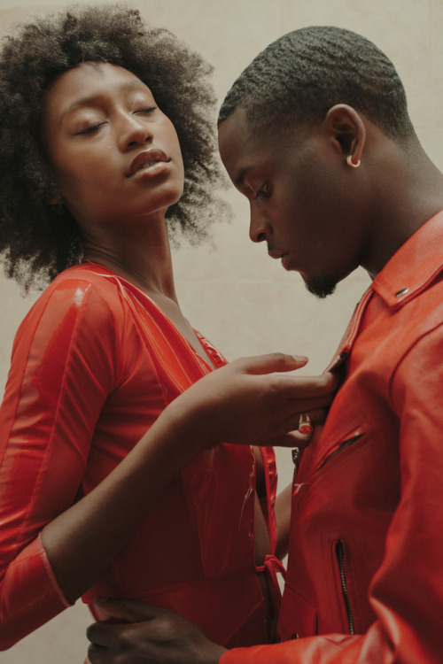 josefadamu:‘love train’ shot by Jeremy Rodney-Hall.featuring Danielle Mareka + Josef Adamu 