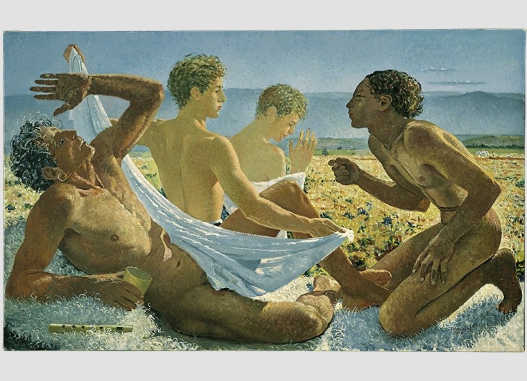 ganymedesrocks:  jacquesbonhomme: Giovanni Colacicchi (Italian 1900 - 1992) - “L'ebbrezza