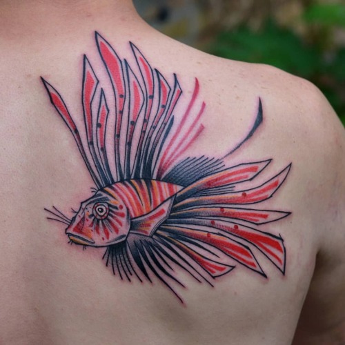 Scorpionfish - I have some slots available in August ● . ruthbarjatattoo@gmail.com . . . #tattoo #in