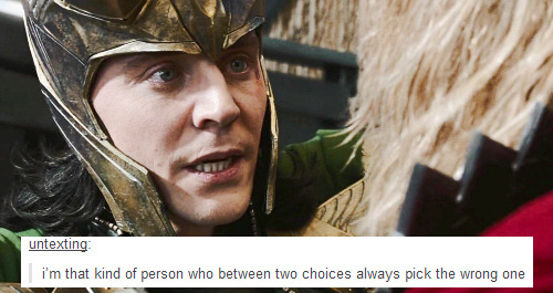 mattymurdox:  Loki + text posts 