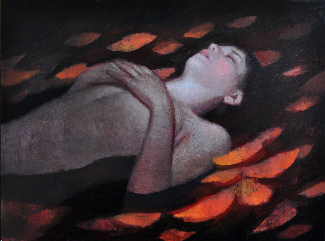 spokeart:  Some lovely new paintings by artist Keita Morimoto, part of “The Black