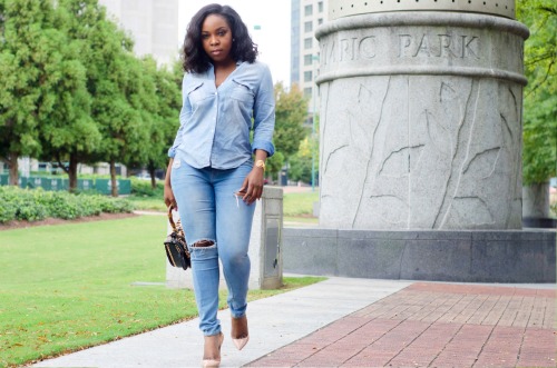 DOUBLE DENIM  Hi guys!!  Let&rsquo;s get right into this denim x denim post. Hope everyone is ha