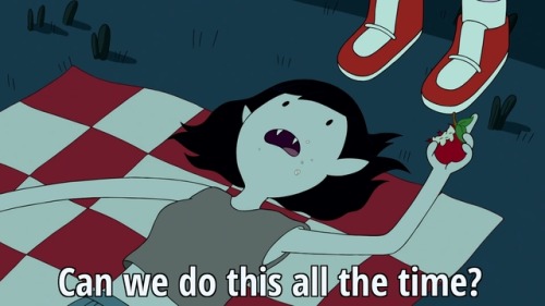 spinnedcycle:Bubblegum being focused on current problems but promising to do stuff with Marceline later is one of my fave bubbline things 