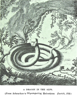 danskjavlarna:  A dragon in the Alps (1723).