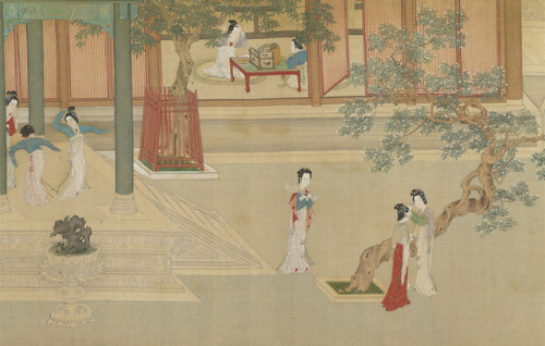 jeannepompadour:“Spring Morning in the Han Palace Ming Dynasty” by Qiu Ying, 16th centur