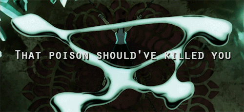 bamfkorra-deactivated20150201:  “That poison should’ve killed you, but you were able to fight it off. You think you power has limits, I say it’s limitless.”                                                     