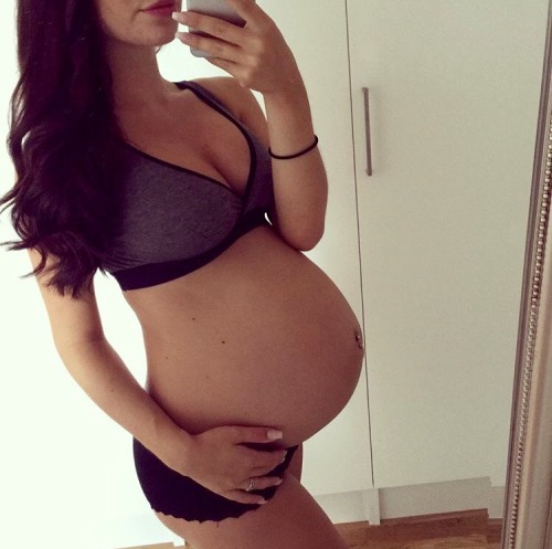 Sexy and beautiful pregnant lady