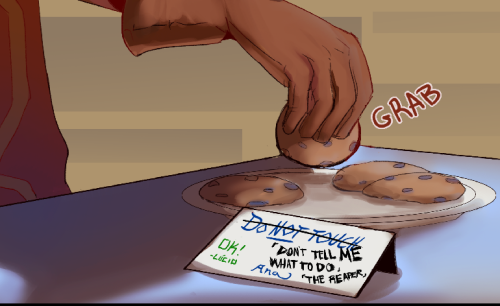 moonlightthewolf: “Always such a rebel” Sleepy Grandma Sniper cookies for misbehaving ch