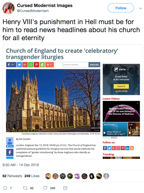racist–larper: repent-zoomer: Is it time to denounce anglicans again already?