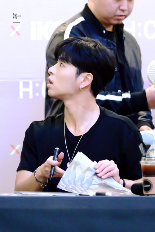 181109 iKON Ju-neat H:Connect Fansigning Event© koo ethereal boydo not edit, crop, or remove the wat