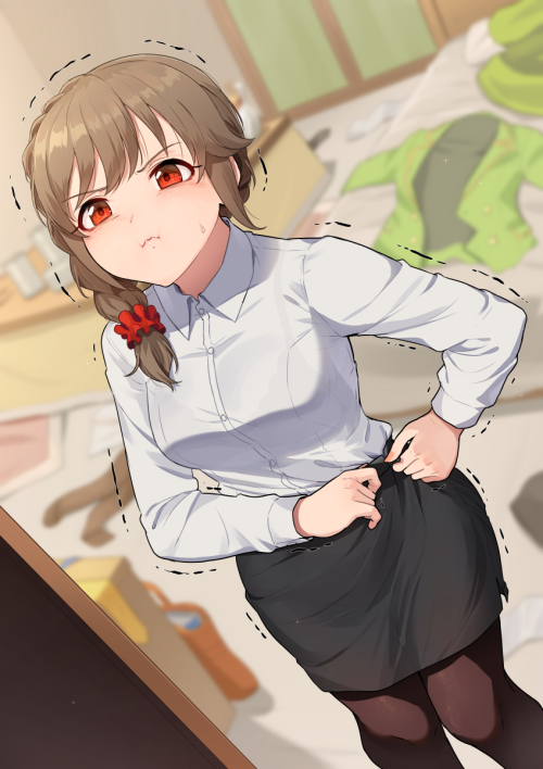 Tight fit for Chihiro [The iDOLM@STER Cinderella Girls]