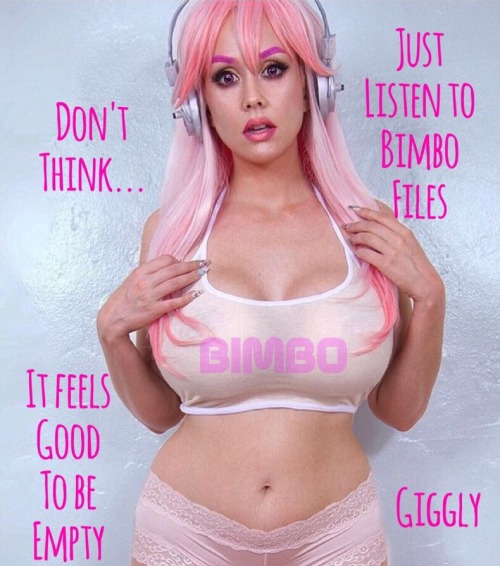 bimbogoddesslover:  Introducing my first bimbofication hypnosis file! Be a good girl like this bimbo doll and give it a listen!   such a good image!!