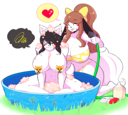 theycallhimcake:  doggie bath :y