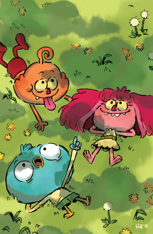 nickanimationstudio: hayoubi: The Harvey Beaks crew made a really cool little zine to give out at SD