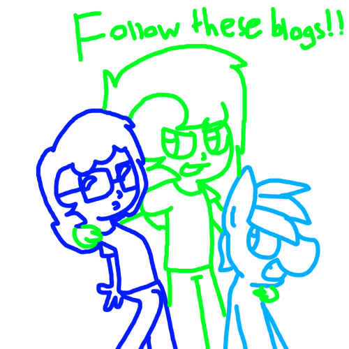 lilyandinternet:  I don’t really have alot of followers, or promotions, but I would like to promote these blogs, I started to take a like for both of them Cyan Blue: http://smittygir4.tumblr.com/ Blue Blue: http://damagedguy123.tumblr.com/ Green: Myself,