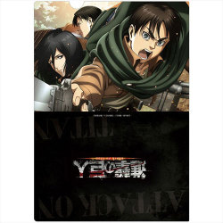 snkmerchandise: News: SnK Season 2 Visuals Clear Files Original Release Date: Mid-May 2017Retail Price: 432 Yen each Clear files featuring the first two SnK season 2 visuals (Originally from Animage January 2017 &amp; Newtype January 2017) of Eren/Rogue