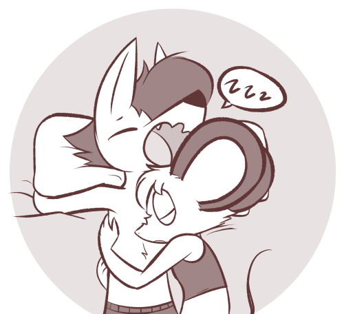 theartmanor:Too hot for a blanket…x3 <3