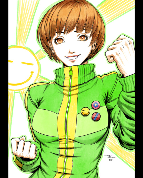 Arttrober Day08: Chie SatonakaI still have yet to play Persona.Here’s a link to the Arttrober2