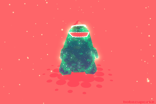 bobacupcake:  happy holidays everyone!!!!!!! heres santa godzilla