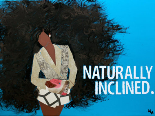 fyblackwomenart:   CASUAL CURLS by NaturallyInclined   